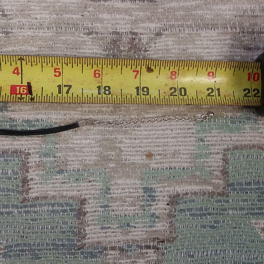 Silver Leaf Like Statement Necklace - image 5